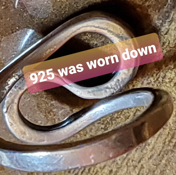 STERLING SWIRL RING - Picture 4 of 4